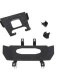 Heavy Duty Winch Mounting Plate for 2019-2023 Polaris RZR XP 1000 and XP 4 1000, Three Sixteenth Inch Steel, Dual Mounting Bolt Patterns