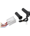 Beefed Up Aluminum Alloy 500W Brush Motor Speed Controller With Smooth Throttle Grip And Undervoltage Protection 8.5V components