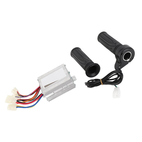 Beefed Up Aluminum Alloy 500W Brush Motor Speed Controller With Smooth Throttle Grip And Undervoltage Protection 8.5V components