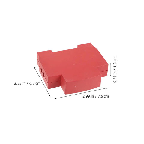 Heavy Duty Four Pack Fire Extinguisher Protective Housing With A Quick Snap Install And Slick Aerosol Shield red housing dimensions 2.55 in x 2.99 in x 0.71 in