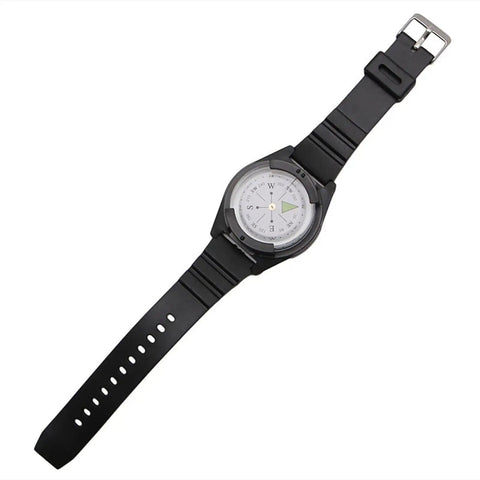 Lightweight Tactical Wrist Compass For Outdoor Survival And Hiking Gear Must Have Camping Tool For Navigation Adventure Travel Fishing And Hunting Accessories In Black Band