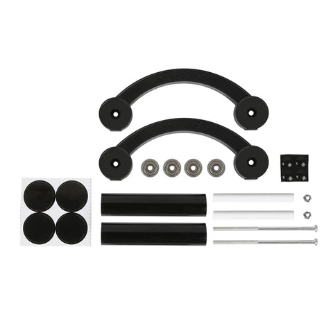 Heavy Duty Desktop Filament Spool Holder For 3D Printers, Tangle Free PLA And ABS Stationary Rack With Secure Trays, Knockout Setup To Keep Your Prints Rolling Slick