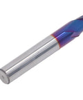 Premium Compression Flush Trim Carbide Router Bit With Ball Bearing, 1/4 inch shank, suitable for wood and CNC projects.