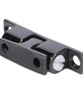 Double Ball Roller Cabinet Door Catch Kit With Adjustable Tension Roller, black painted, rust-resistant stainless steel finish