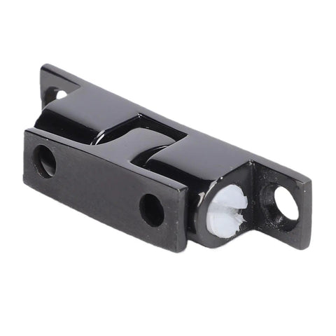 Double Ball Roller Cabinet Door Catch Kit With Adjustable Tension Roller, black painted, rust-resistant stainless steel finish