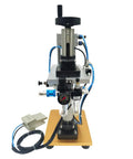 IntXanth Pneumatic Perfume Bottle Crimping Machine 15mm Aluminum Cap Capper Sealer for Vials & Oral Liquid Spray Caps, front view.