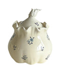 Real Deal Ceramic Kitchen Storage Jar With Secure Lid For Coffee Beans Sugar Flour And Nuts Pretty Sweet Floral Design keeps your pantry stash fresh solid 400ml countertop organizer close-up.