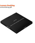 Do Not Disturb Door Sign With Come In Welcome And In A Meeting Status Options Out Of Office Back Soon Working Remotely Privacy Office Sign 6 Color Backgrounds 6 Inch Black Door Sign For Office packaging box