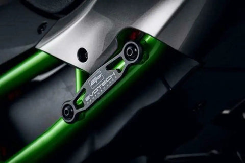Premium Z H2 Performance Exhaust Hanger And Passenger Blanking Kit For 2020 Plus Models Made From CNC Machined Aircraft Aluminum Direct OEM Fitment Replacement Pillion Peg For Your Ride on green motorcycle frame