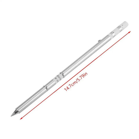 Pro Grade Soldering Iron Tips Set For FX-951 Rework Station, metal point tip, 14.7cm length, high conductivity, durable and easy install