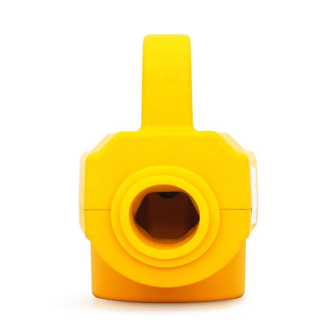 Front view of NEMA 6 50R Receptacle Replacement 50 Amp 250 Volt 3 Wire Grounded Heavy Duty Power Cord Outlet with Handle