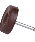 Heavy Duty Durable Plastic Furniture Glides For Chairs Tables And Sofas With No Slip Nail Pads In Coffee Color 100 Pack Flat Surface