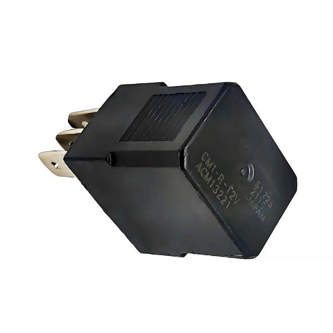 Side view of 12V DC 35 Amp 5 Pin General Purpose Automotive Relay For Car Electrical System High Quality Micro ISO Relay.