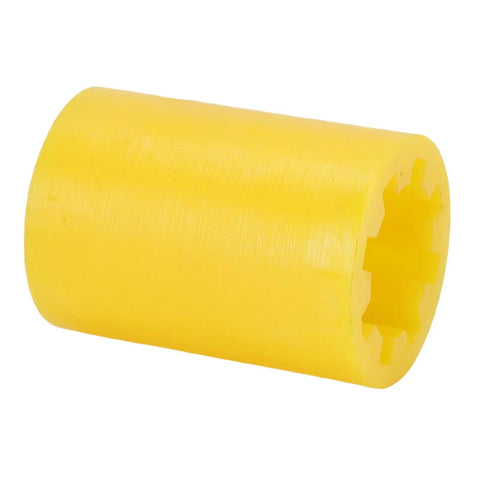 Vacuum Pump Flexible Coupler Replacement Part Made With Shock Absorbing PU For JB Industries DV Series Pumps, yellow cylinder