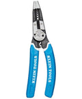 Wire Stripper Cutter Crimper Tool For 8 To 18 AWG Solid And 10 To 20 AWG Stranded Wire, Six Stripping Holes, Side Cut Design