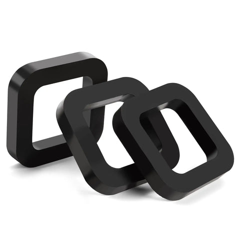 2.5 Inch Hitch Receiver Silencer Pad 3 Pack Rubber Cushion For Trailer Hitch Receivers Reduces Rattle And Noise Easy Install