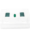 Top view of clear dome with vents for Heavy Duty Seedling Propagation Tray With Humidity Vent Dome Pro Grade Mini Greenhouse For Seeds And Clones