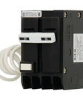50 Amp GFCI Circuit Breaker Two Pole 120/240 Volt Ground Fault Protection With Pigtail Neutral Black Housing Built For Residential Commercial Panels And Heavy Duty Electrical Installations, black
