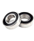 Two pieces from 10 Piece Chromium Steel Deep Groove Ball Bearing Set MR115 2RS Sealed Miniature Bearings 5 By 11 By 4 Millimeter ABEC 1