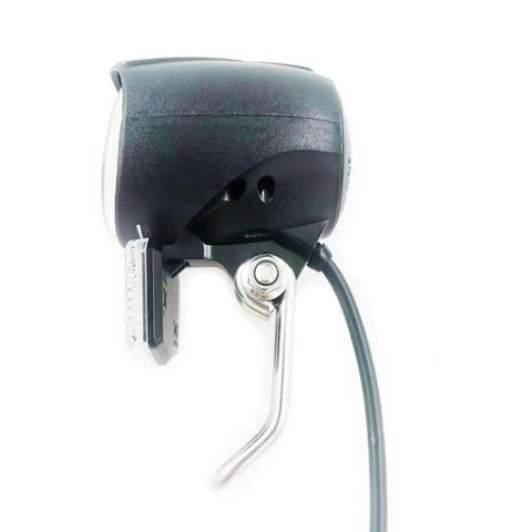 Electric Bike Front Headlight For Night Riding Waterproof LED Front Light With 2-Pin Male Connector Fits 24V 36V 48V E-Bike Controllers And Scooters