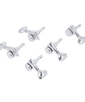 Savage Locking Guitar Tuners 6 Pack With Precision 1:21 Gear Ratio Smoother Intonation And Sealed Lubrication For Electric Or Acoustic Strats And Les Pauls With Heavy Duty Alloy Steel Machine Heads, chrome 10mm locking tuners