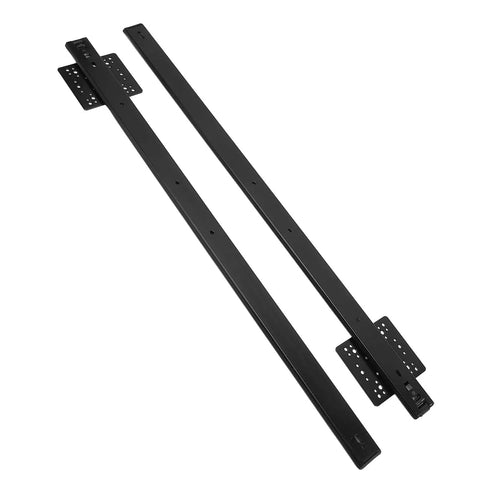 Beefy Heavy Duty Ball Bearing Drawer Slides Runner Tracks 2 Section Durable Black 650mm Long By 35mm Wide Cabinets Rvs Trucks Home Renovation And Heavy Load Drawers Garage Basement Workshop Storage Upgrade Set Up, black steel slide pair