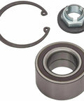 2 Piece Front Wheel Bearing And Hub Assembly For Ford Transit Connect 2.0L 2010 2013 And 2011 2012 5 Lug Direct Replacement OE Style Fitment Ships From USA showing close-up components