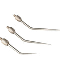 Needle Point Contact Set for Dial Indicators and Depth Gauges, M2.5 Thread, 45 Degree Tip, Radius 0.3 to 0.4 mm, L30 L40 L50