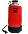 Tough As Nails 1Hp Electric Submersible Centrifugal Pump With 115 Volts Single Phase Motor, red, compact design, for quick dewatering.
