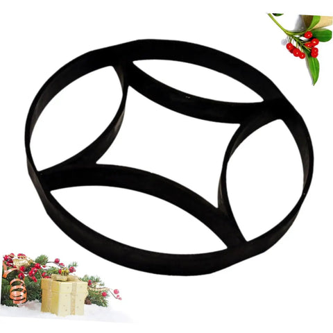Round Pattern Cement Paving Tile Mold For Garden Paths And Patios, DIY Concrete Stone Mold, Easy To Use For Beginners