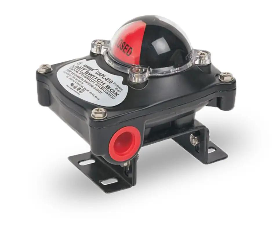 Industrial Aluminum Limit Switch Box IP67, 0-90°