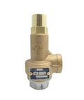 Heavy Duty Beefy Cast Bronze Pressure Relief Valve 1.5 Inch DN40 for steam and oil processing, industrial safety control device.