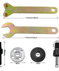 Must Have Ten Pack Drill To Angle Grinder Adapter Kit With Lock Nut Flange Wrench 6mm And 10mm Arbor Mandrels Shank Kit