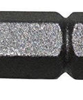 Black notched roll pin holder from Roll Pin Holder Set For Gunsmithing 5 Piece Notched Roll Pin Holders Kit visible on a white surface.