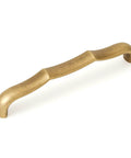 Solid Brass Cabinet Pulls 5 Pack, 5 Inch Hole Center Drawer Handles, Premium Hardware for cupboard with rich brassy shine