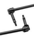 Two Piece Steel Front Axle Drive Shaft CVD Set for Axial SCX24 C10 JLU Bronco Gladiator Deadbolt Upgrades Parts Heavy Duty