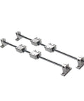 Get This High Precision Linear Guide Rail Kit Featuring Two 8mm Optical Axis Rods With Smooth Bearing Steel Construction For Zero Stick Slip Motion Perfect For Your Next 3D Printer Or CNC Machine Tool Build Upgrade Your Setup Today, 8mm steel rods and blocks