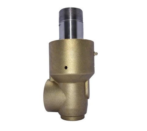 Beefy 2 Inch Hydraulic Rotary Joint Union Brass Copper Swivel Connector For Oil And Water Piping In Industrial Machinery And Construction Equipment For Tough Jobs, brass body