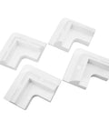No Drill Solar Panel Corner Brackets Set Durable ABS Mounts For RVs And Boats 4 Pack Drill Free Support