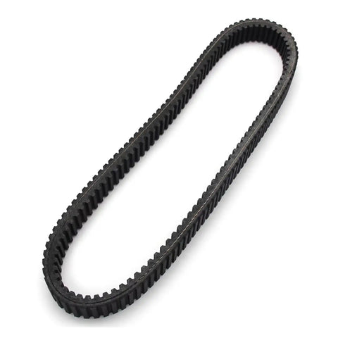 Top Tier Universal Motorcycle V Drive Belt Replacement Matches Honda VT480 VT500 VT600 Venture 480 Models For Years 1997 And 1998, black rubber belt design.