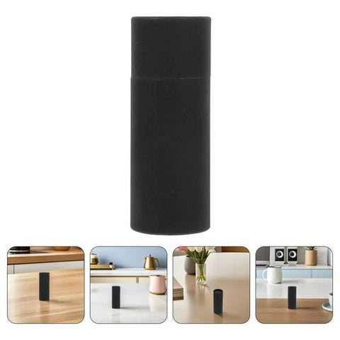 Pack Of 10 Black Kraft Paper Mailing Tubes 20ml Capacity With Snug Caps Thick Wall Round Cardboard Cylinders for diverse uses