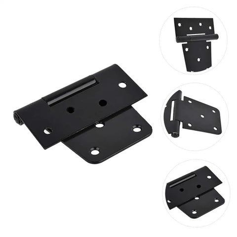 T Shaped Black Painted Door And Window Hinges Three And A Half Inch Heavy Duty Slotted Bearing Hinge for doors and windows
