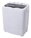 Zero Drama Portable Twin Tub Mini Washing Machine Laid Back Laundry Setup For Dorms Apartments And Rvs quick spin cycle white compact design