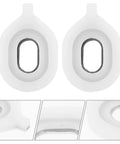 Euphonium Valve Guide Replacement Parts 3 Pack Plastic Valve Gasket For Easy Install Boosts Your Sound Quality Versatile Music Instrument Repair Gear For Musicians And Pros, white