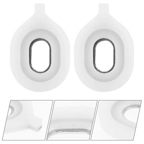 Euphonium Valve Guide Replacement Parts 3 Pack Plastic Valve Gasket For Easy Install Boosts Your Sound Quality Versatile Music Instrument Repair Gear For Musicians And Pros, white