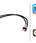 Kickass Intelligent Battery Sensor For Select 2006 To 2020 Bmw Models shows connector cables and housing for easy installation.