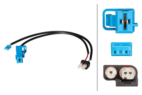 Kickass Intelligent Battery Sensor For Select 2006 To 2020 Bmw Models shows connector cables and housing for easy installation.