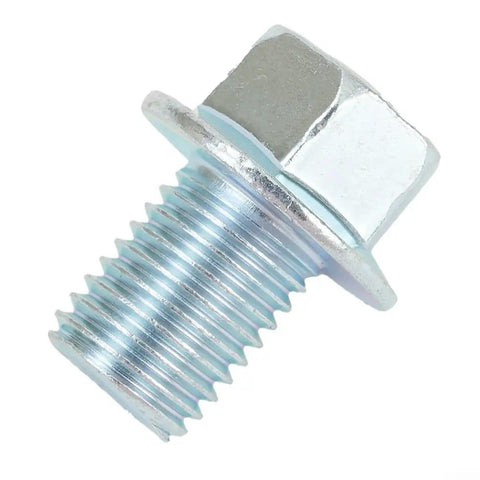 Super Cool Magnetic Oil Drain Bolt M14x1.5 For Honda CX500 CX500C Metal Particle Catcher With Premium Crush Washer Kit To Stop Sludge Buildup And Save Your Engine From Catastrophic Failure Today, silver steel threaded drain plug