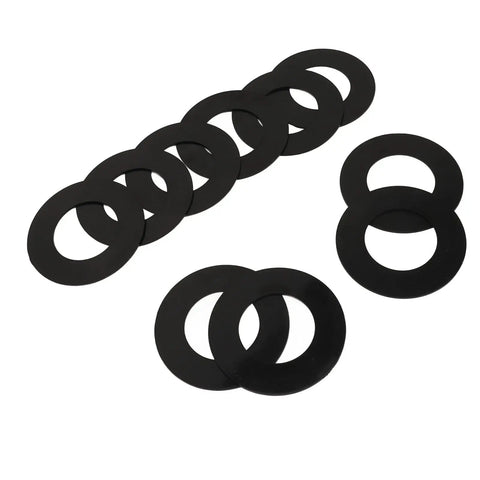 Top Shelf 40mm Bucket Pin Shim Kit For Mini Excavator Tightening Loose Joints Polymer Bushings black washers