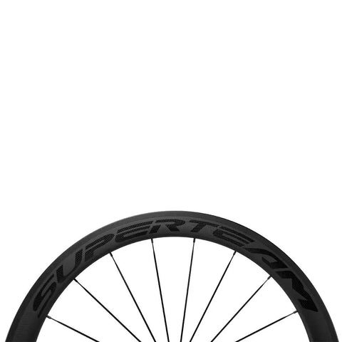 Carbon Wheelset For Road Bikes 700C With Front 50mm And Rear 88mm Depth, U Shape 25mm Width, Basalt Brake Surface